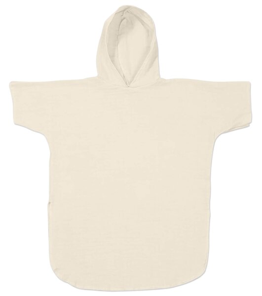 Prosop plaja - Poncho copii din muselina absorbanta Kidizi Ivory 6-8 ani