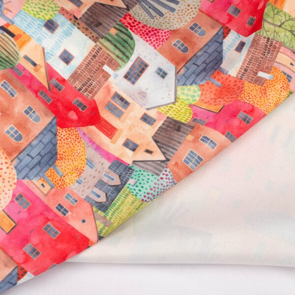 Set 2 draperii 180 x 240 cm, blackout 60%, print modern, Kidizi Colors are Back in Town, multicolor, draperii camera copilului