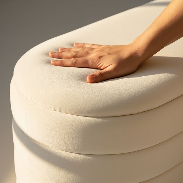 Taburete Pufikko (crem). Promo -15%. 1152161