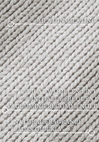 Covor alb țesut manual din lână 80x150 cm Francois – Villeroy&Boch