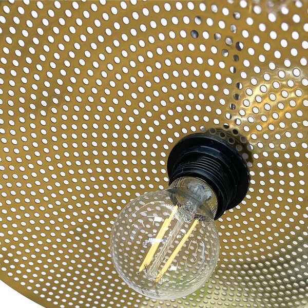 Lampă de tavan APP1470-1CP BLACK/OLD GOLD