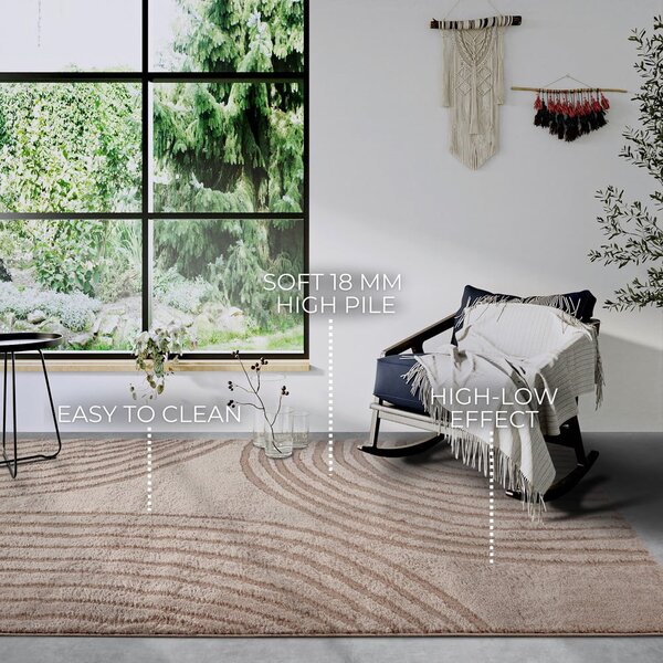 Covor bej 200x280 cm Pigment Beige – Elle Decoration