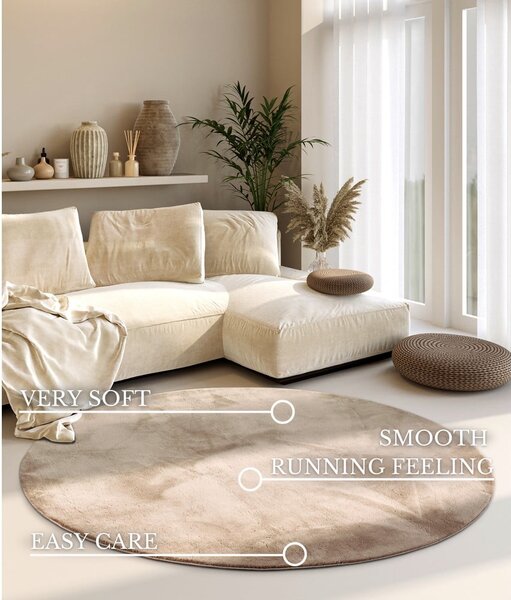 Covor crem rotund ø 160 cm Leon – Villeroy&Boch