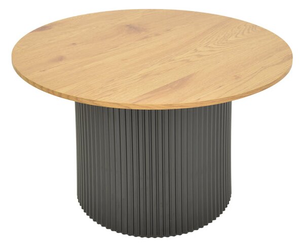 Masuta de cafea Dovel, MDF si metal, D70x45 cm