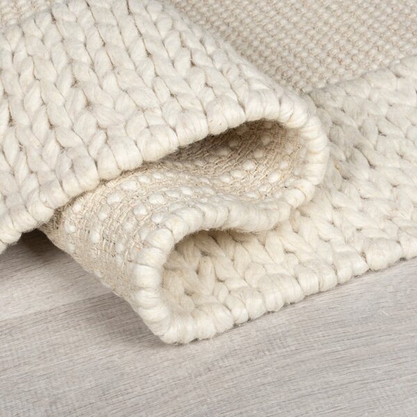 Covor din lână bej 170x120 cm Rue - Flair Rugs