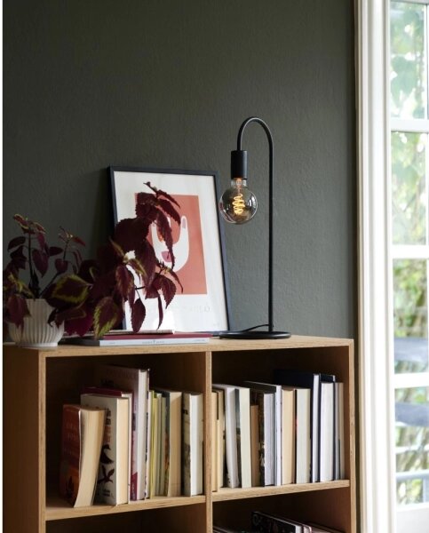 Nordlux - Lampă de masă PACO 1xE27/25W/230V neagră