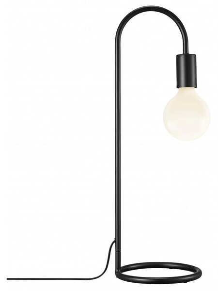 Nordlux - Lampă de masă PACO 1xE27/25W/230V neagră