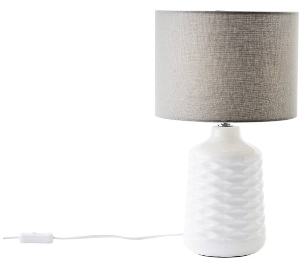 Brilliant - Lampă de masă ILYSA 1xE14/40W/230V alb/gri