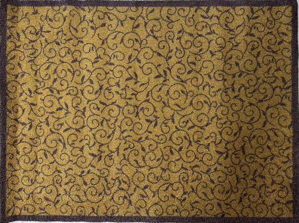 Covor wash&dry galben 120/90 cm