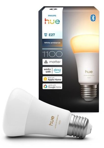 Bec LED dimabil Philips Hue WHITE AMBIANCE E27/8,1W/230V 1000-20000K