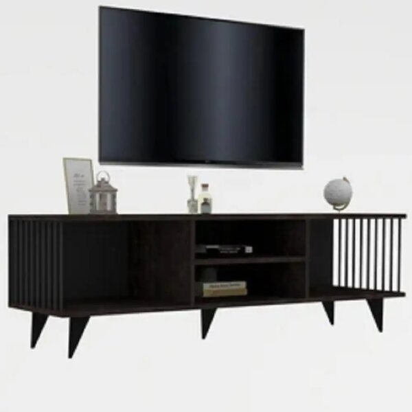 Comoda tv Johana living culoare antracit 160 cm