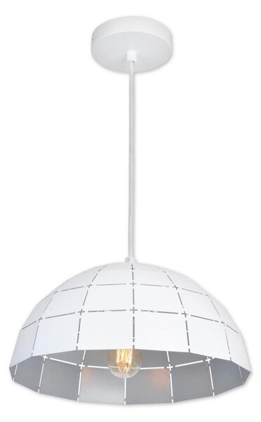 Top Light Apolo 30B - Lustră pe cablu 1xE27/40W/230V alb/argintiu