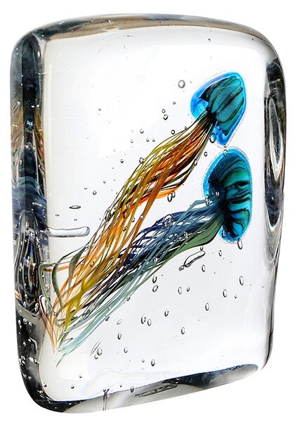 Decoratiune FUNNY MEDUSA, sticla, 22x7x16 cm