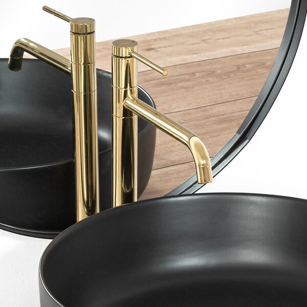 Baterie pentru baie Rea Lugano Slim Gold High