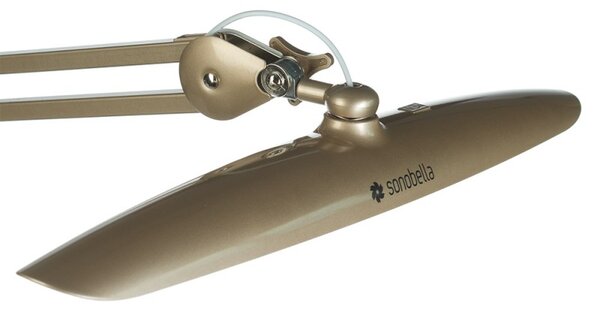 Lampa LED reglabila, 24W, culoare lumina 5600K-6000K, 550lm-2200lm, aurie