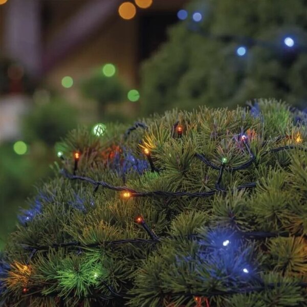 Instalație LED de Crăciun de exterior 50xLED/5m IP44 multicolor