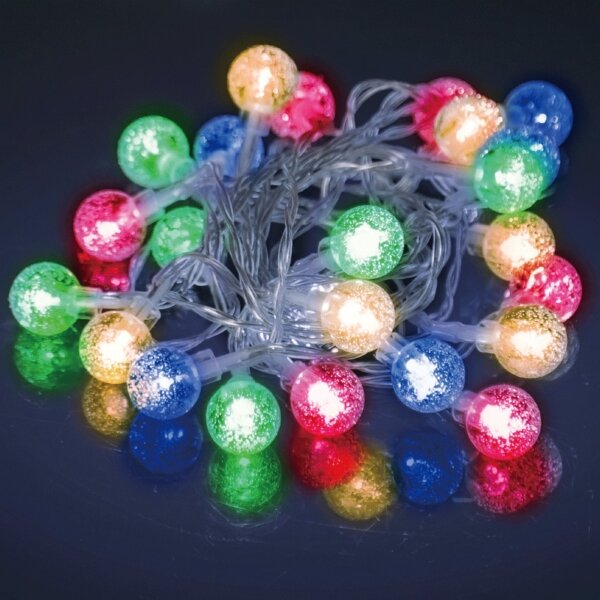 Aigostar - LED șir de lumini de Crăciun pentru exterior 50xLED/8 funcții 3xAA 5,3m IP44 multicolor