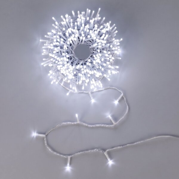 Aigostar - Ghirlandă LED de Crăciun 100xLED/3xAA 10,3m alb rece