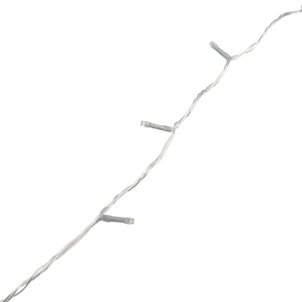 Aigostar-LED Ghirlandă luminoasă de Crăciun pentru exterior 200 LED/8 funcții 4xAA 20m IP44 alb rece