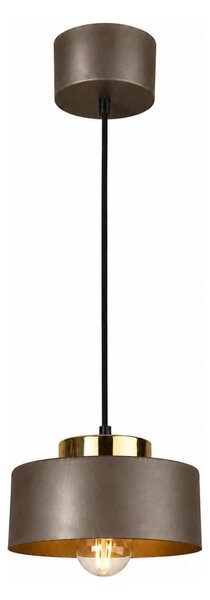 Candelabru suspendat pe cablu IGNIA 1xE27/60W/230V maro/auriu