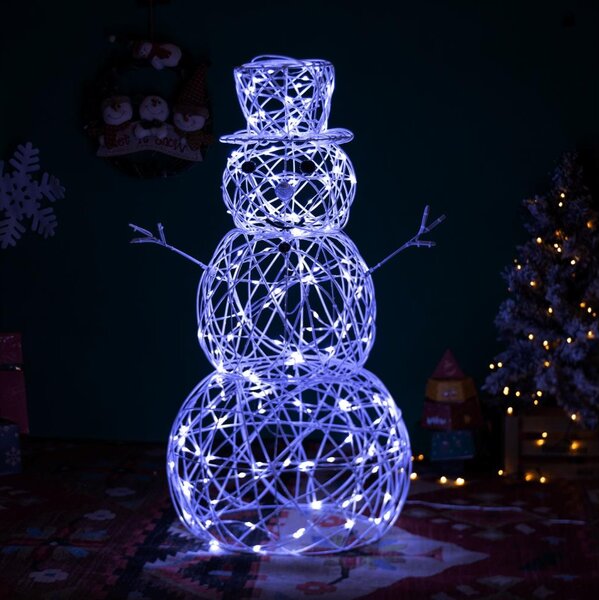 BRILAGI- Decorațiune de Crăciun LED pentru exterior, om de zăpadă, LED/3,6W/31/230V 6500K 60cm IP44