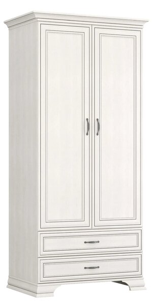 Mobilier dormitor clasic TIFFANY II-2, grej, PAL laminat, 4 piese
