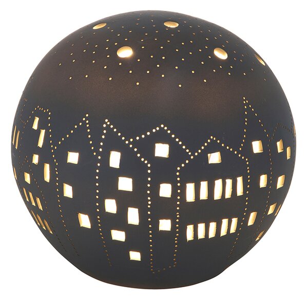 Lampa BALL CITY, portelan, 16 x 16 x 16 cm