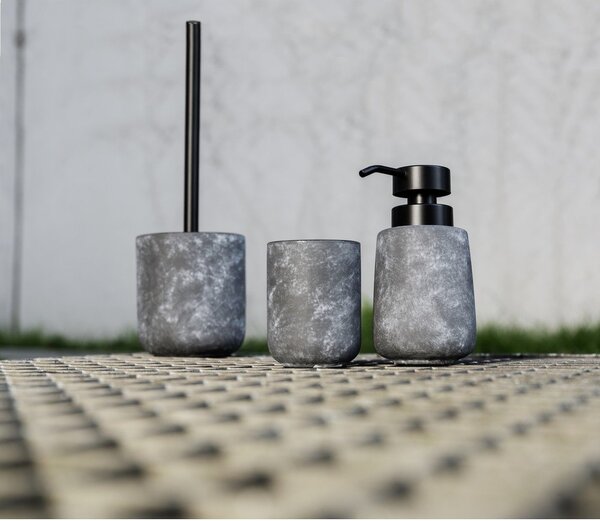 Dozator de săpun lichid gri din ceramică 400 ml Sacile – Wenko