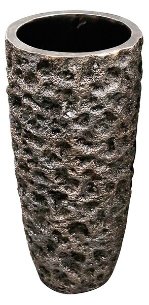 Ghiveci Old Rock, rasina fibra de sticla, bronz, 70x33 cm