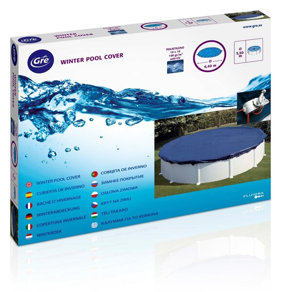 Prelata de iarna pentru piscina rotunda cu diametrul 360cm - 120 g m