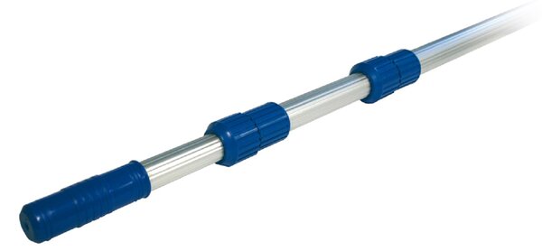 Maner telescopic argintiu 3,6 m ( 3 x 1,20 m )