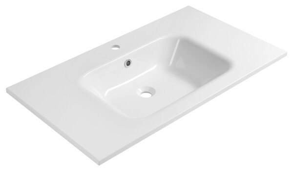 Sapho ARECA, lavoar de mobilier, marmură turnată, 91x51.5cm, alb, AC091