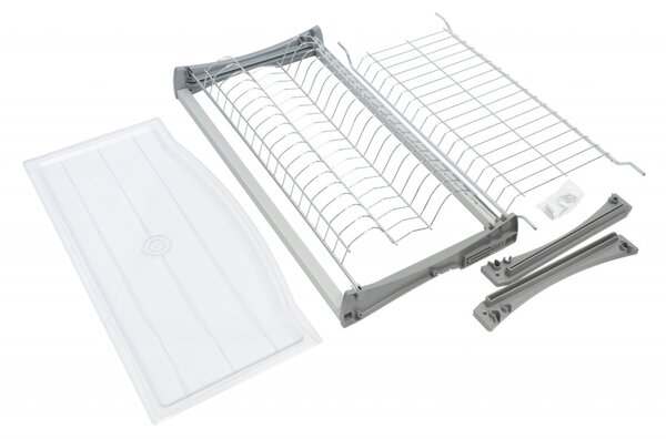 Scurgator /picurator IFL crom lucios pentru corp de de 450 | 600 | 700 | 800 | 900 mm, otel/plastic gri
