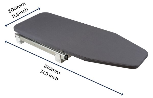 Masa de calcat incorporabila in dulap, 800/410x300x140 mm