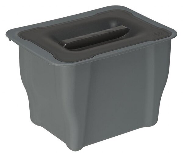 Cos gunoi suspendat model JOKER, 5 l, finisaj antracit