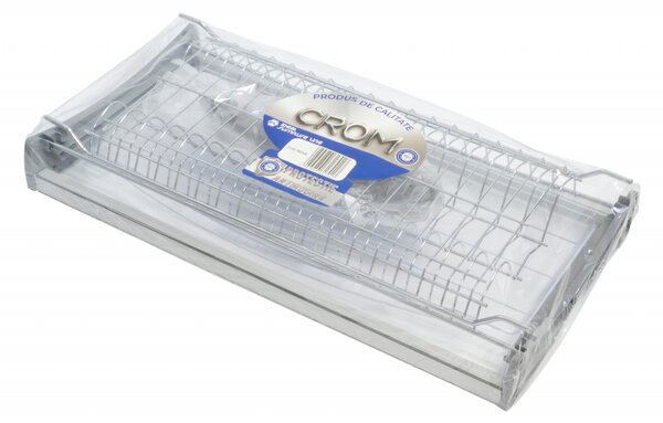 Scurgator /picurator IFL crom lucios pentru corp de de 450 | 600 | 700 | 800 | 900 mm, otel/plastic gri