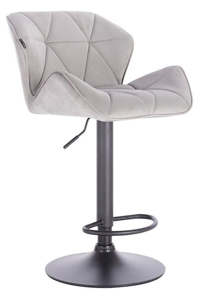 HR111W Scaun Catifea Verde Velur cu Bază Neagra
