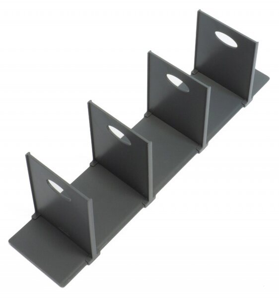 Set 4 separatoare inferioare cos jolly Preciso pentru corp de 150 | 200 mm, finisaj antracit