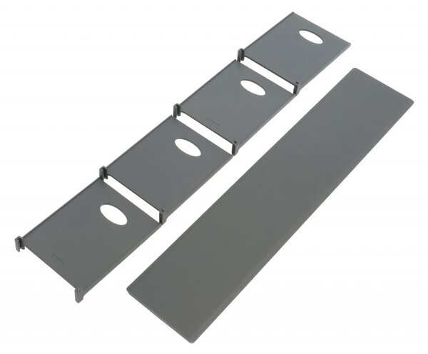 Set 4 separatoare inferioare cos jolly Preciso pentru corp de 150 | 200 mm, finisaj antracit