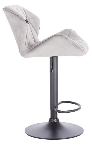 HR111W Scaun Catifea Verde Velur cu Bază Neagra