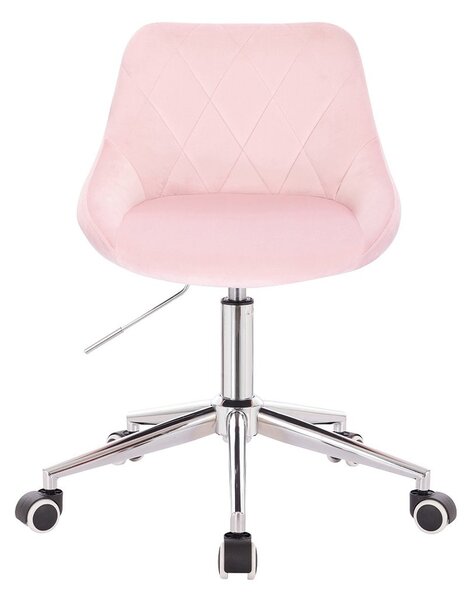 HR1054K Scaun Roz Catifea