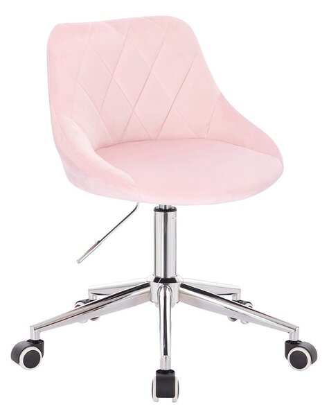 HR1054K Scaun Roz Catifea
