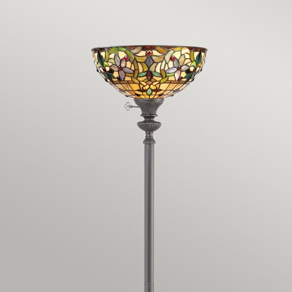 Elstead QZ-KAMI-UL - Lampă de podea Tiffany KAMI 1xE27/100W/230V