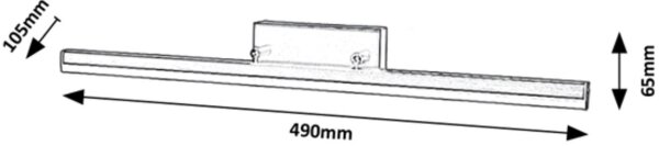 Rabalux 2166 - LED iluminare oglindă baie EVAN LED/12W/230V 49 cm IP44
