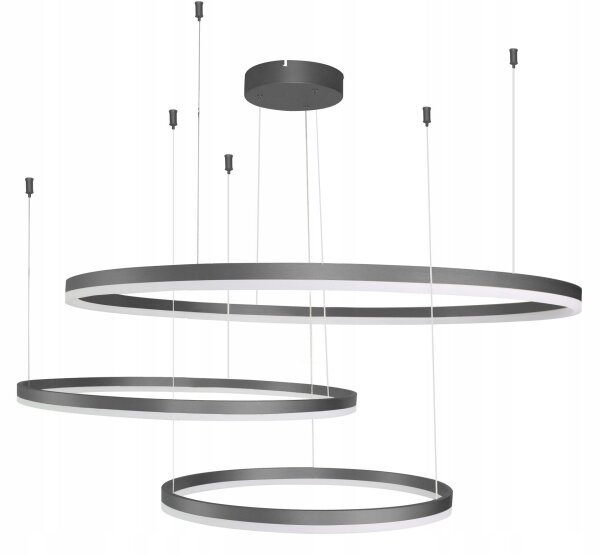 Lustră LED pe cablu HALO LED/130W/230V neagră Azzardo AZ4707