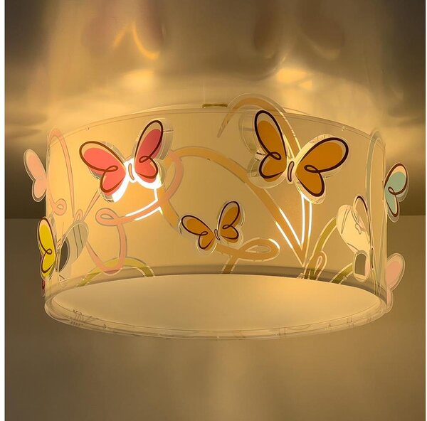 Plafonieră pentru copii BUTTERFLY 2xE27/60W/230V Dalber 62146