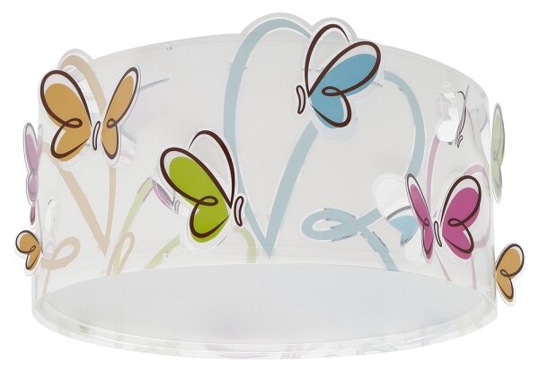 Plafonieră pentru copii BUTTERFLY 2xE27/60W/230V Dalber 62146