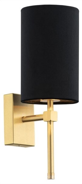 Lampă de perete ABRUZZO 1xE14/7W/230V alamă/neagră Argon 8035