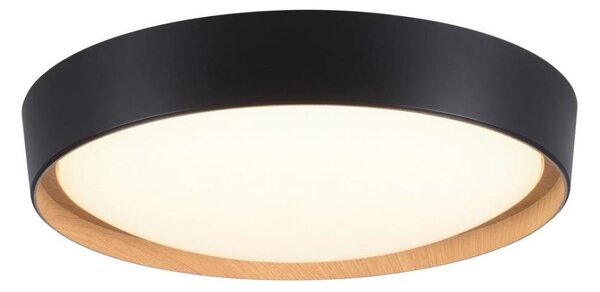 Leuchten Direkt 1434718-LED Lampă plafon EMILIA 28,8W/230V negru dimabil