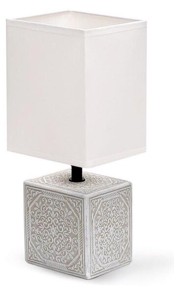 Lampă de masă 1xE14/40W/230V gri/albă Aigostar